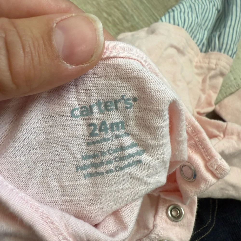 Carter’s “Mom’s Bestie” Peplum Top & Jeggings Set – 24M